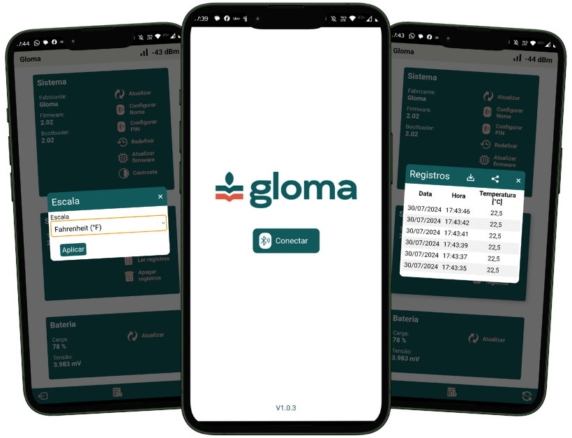 App Termo Screenshots